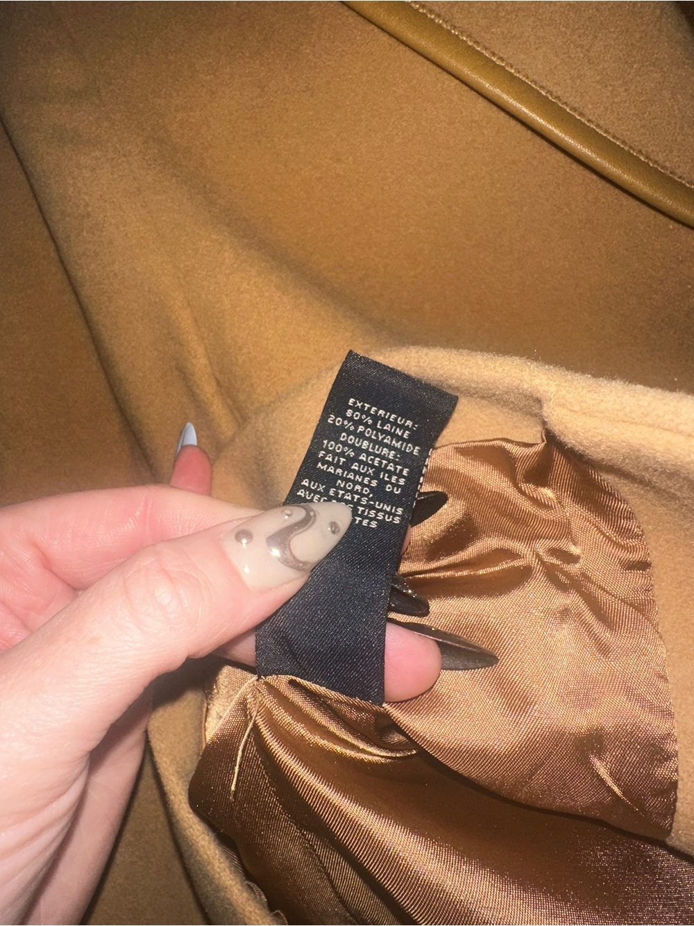 VINTAGE Jones New York Blazer- Camel Color - Picture 10 of 11